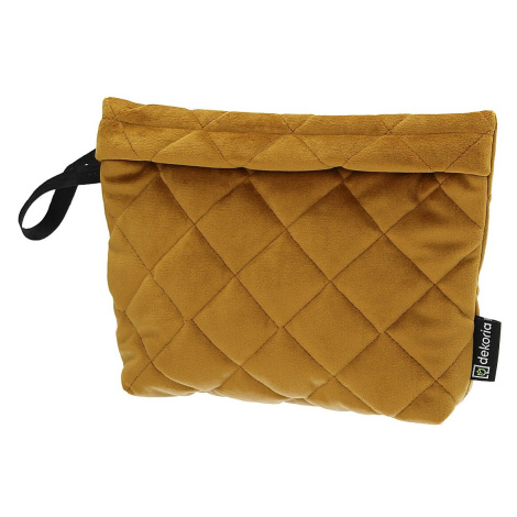 Dekoria Kosmetická taška - etui honey, medová, 20 x 4 x 15 cm, Velvet, 704-23