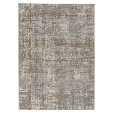 Hnědo-šedý venkovní koberec Universal Luana, 57 x 110 cm