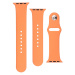 Set silikonových řemínků FIXED Silicone Strap pro Apple Watch 42/44/45 mm, oranžová