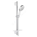 Grohe 26575000 - Sada sprchové hlavice 130 9,5 l/min, 3 proudy, tyče 60 cm a hadice, chrom