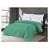 Světle zelený přehoz na postel se vzorem STONE Rozměr: 220 x 240 cm