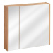 ArtCom Koupelnová sestava MADERA White Madera white: Horní zrcadlová skříňka 841 - 80 cm