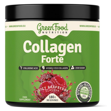 GreenFood Nutrition Collagen Forte juicy raspberry 180 g