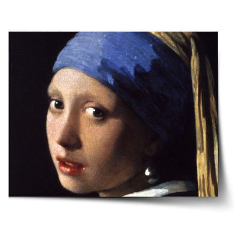 Sablio Plakát Dívka s perlou - Johannes Vermeer - 90x60 cm