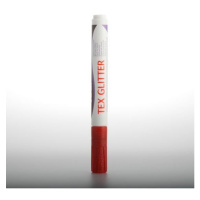 DARWI TEX GLITTER fixa na textil - Rumělková 6 ml