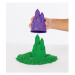 Kinetic sand krabice tekutého písku s podložkou zelená barva