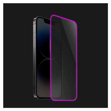 3x 3D Ochranné tvrzené sklo se svítícím rámečkem pro Apple iPhone 11 - Růžová - 2+1 zdarma