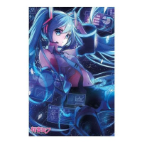 Plakát Vocaloid - Hatsune Miku Popstar