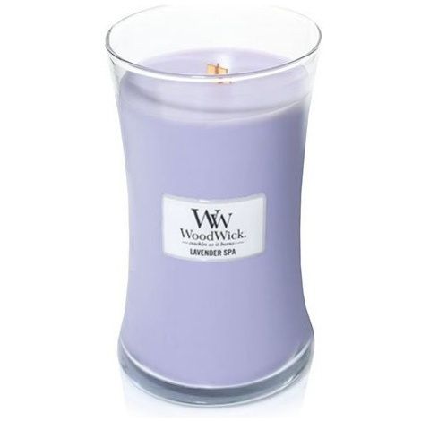 Vonná svíčka WoodWick velká - Lavender Spa