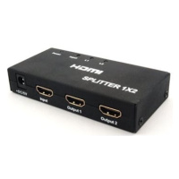 PremiumCord externí HDMI Splitter, 2x port HDMI 1.4 černý