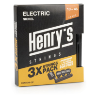 Henry’s HEN1046-3P Nickel 10 46, 3pack set