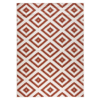 Hnědo-krémový venkovní koberec NORTHRUGS Malta, 120 x 170 cm