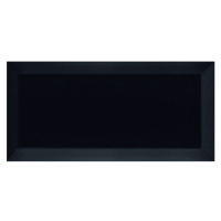 Obklad Ribesalbes Chic Colors negro bisel 10x20 cm mat CHICC1943