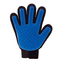 Alum Gumová rukavice pro vyčesávání zvířat - modrá