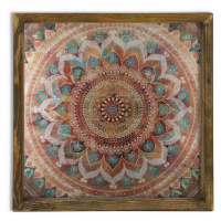 Wallity Nástěnný obraz Mandala 33x33 cm vícebarevný