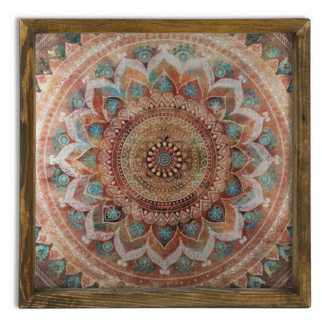 Wallity Nástěnný obraz Mandala 33x33 cm vícebarevný