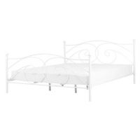 BELIANI postel DINARD 180 × 200 cm, kov, bílá