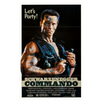 Ilustrace Commando 1985, 26.7 × 40 cm