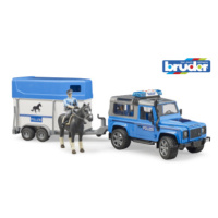 Land Rover policie, figurka, kůň