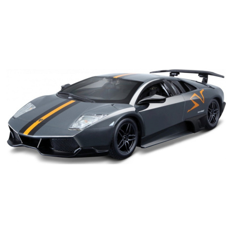 Bburago lamborghini murcielago lp 670-4 sv metallic grey 1:24