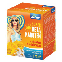 Vitar Super Betakaroten s měsíčkem a sedmikráskou 80+40 tablet