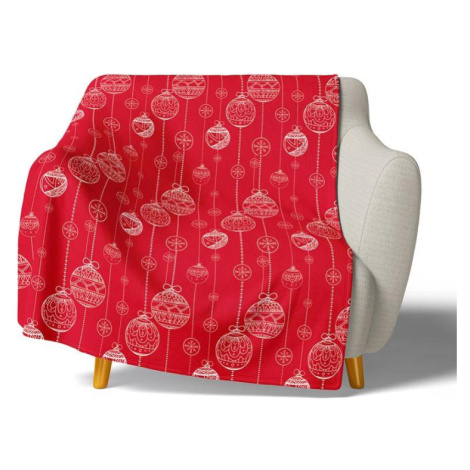 TipTrade Vánoční deka mikroplyš 150x200 cm - Vánoční ozdoby