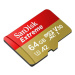 Paměťová karta SanDisk Extreme MicroSDXC 64GB+SD Adapter 170MB/s & 80MB/s