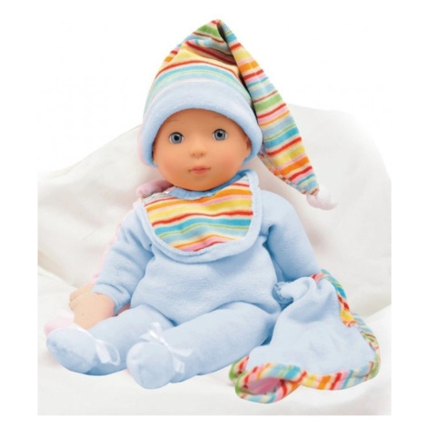 Panenka bambolina miminko v modrém pyžámku 33cm