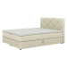 Expedo Čalouněná postel boxspring SCARLETT + topper, 160x200, itaka 16