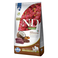 Farmina N&D Quinoa Skin & Coat jelení maso, quinoa, kokos a kurkuma Adult - 7 kg