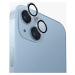 UNIQ OPTIX Aluminium Camera Lens Protector iPhone 15/15 Plus modrá