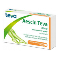 Aescin Teva, 20 mg, 120 enterosolventních tablet