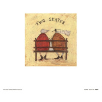 Umělecký tisk Sam Toft - Two Seater, 30 × 30 cm