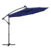 SONGMICS Boční slunečník se solárním LED osvětlením 300 cm modrý