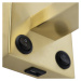 Nástěnná lampa ve stylu art deco zlatá s USB a flex ramenem - Brescia Combi