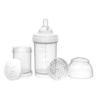 Twistshake Kojenecká láhev Anti-Colic 180ml (dudl.S) Bílá