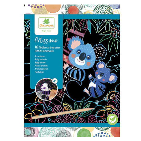 Sycomore Artissimo Škrabací obrázky Mláďata
