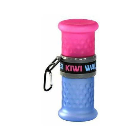 Cestovní láhev 2in1 růžovo-modrá 750+500ml KW Kiwi Walker