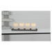 Sada 4 LED voskových svíček s časovačem výška 12,5 cm Star Trading May - bílá