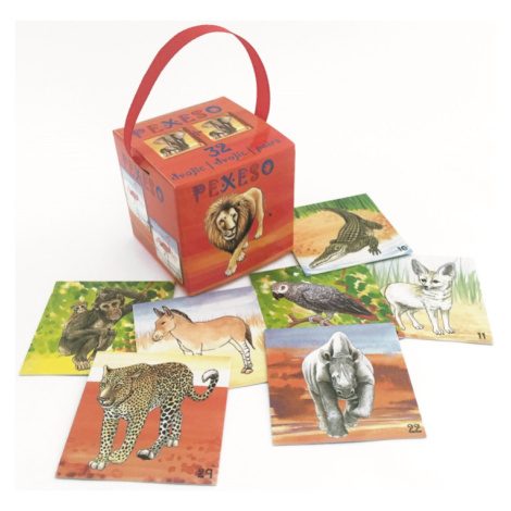 Safari - Pexeso v krabičce s úchopem Akim