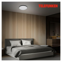 BRILONER TELEFUNKEN LED stropní svítidlo s čidlem, pr. 29 cm, 16 W, bílé-černá IP44 TF 318405TF