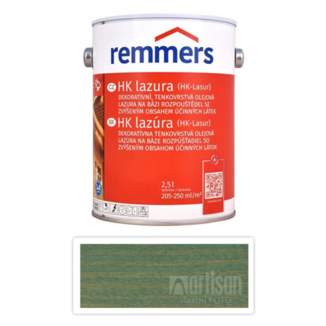 REMMERS HK lazura - ochranná lazura na dřevo pro exteriér 2.5 l Zelená sůl