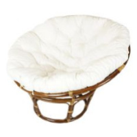 Ratanový PAPASAN - tmavý med - průměr 110 cm