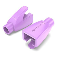 Vention RJ45 Strain Relief Boots Purple PVC Type 100 Pack