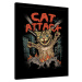 Obraz na zeď - Vincent Trinidad - Cat Attack, 34.3x44.5 cm