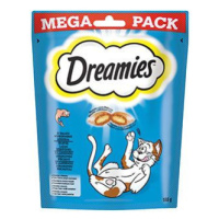 Dreamies kočka pochoutka mega pack s lososem 180g