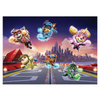 Dětská fototapeta Paw Patrol Mighty Pups 252 x 182 cm, 4 díly