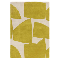 Okrově žlutý ručně tkaný koberec z recyklovaných vláken 120x170 cm Romy – Asiatic Carpets