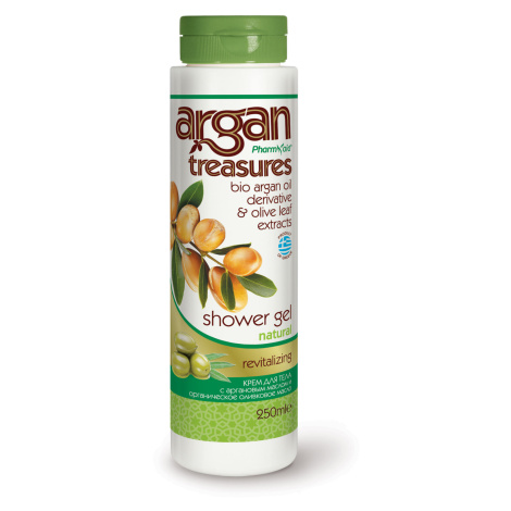 Argan Treasures Revitalizační sprchový gel s arganovým olejem, Natural (250 ml)