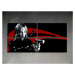Ručně malovaný POP Art KILL BILL 4 dílný 160x80cm